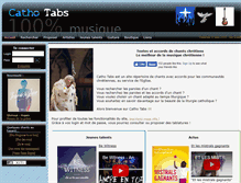 Tablet Screenshot of catho-tabs.com